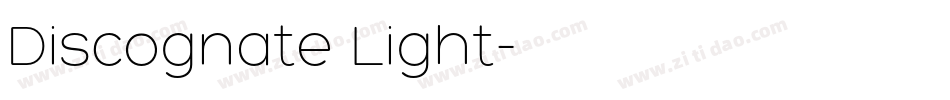 Discognate Light字体转换